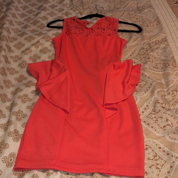 Peachish orange dress - worn once! - Picture 2 of 2